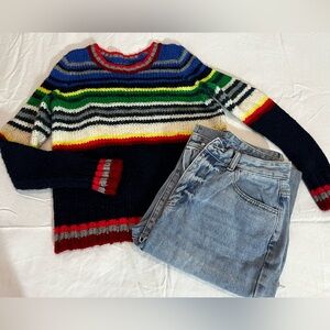 American Eagle Outfitters Colorful Striped Sweater